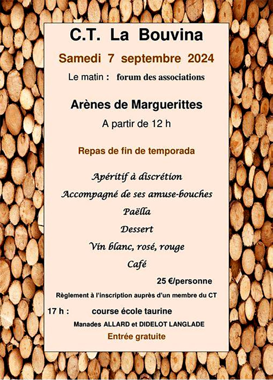 Le CT La Sounaia de Marguerittes nous propose sa journée de fin de temporada<br>.