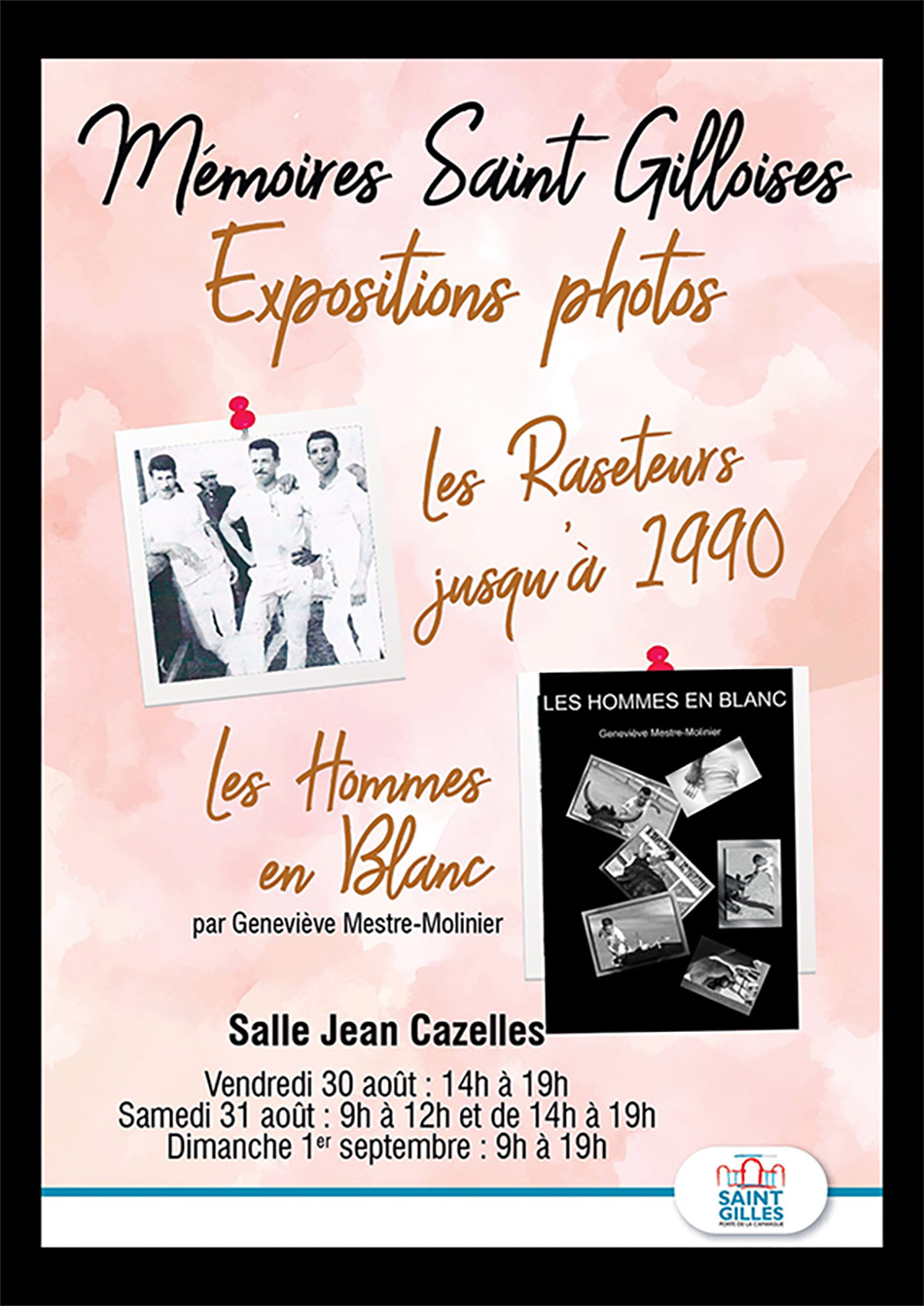 St-Gilles :<br>Exposition photo : les raseteurs jusqu'en 1990