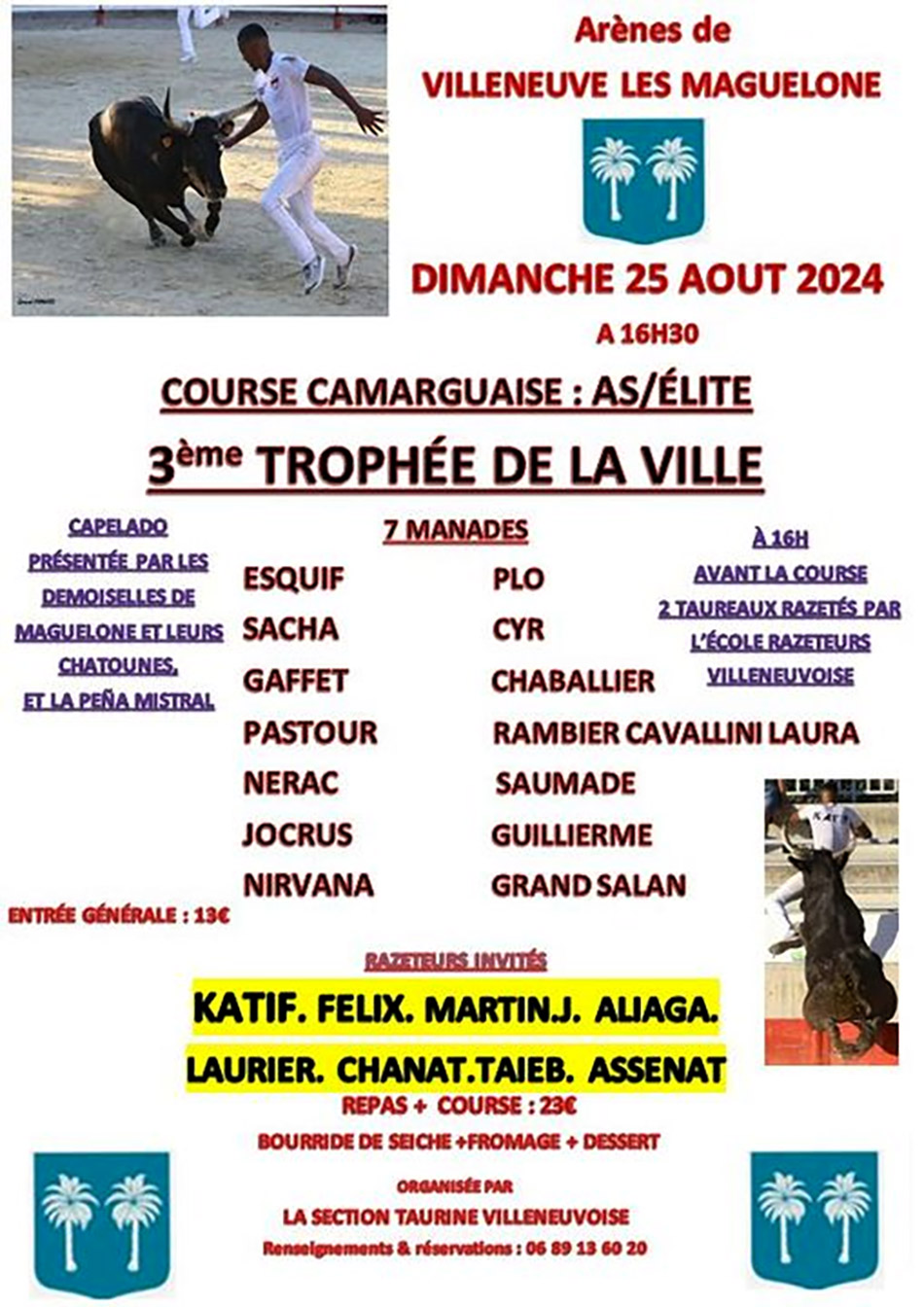 Villeneuve-lès-Maguelone :<br>la Section Taurine Villeneuvoise nous propose