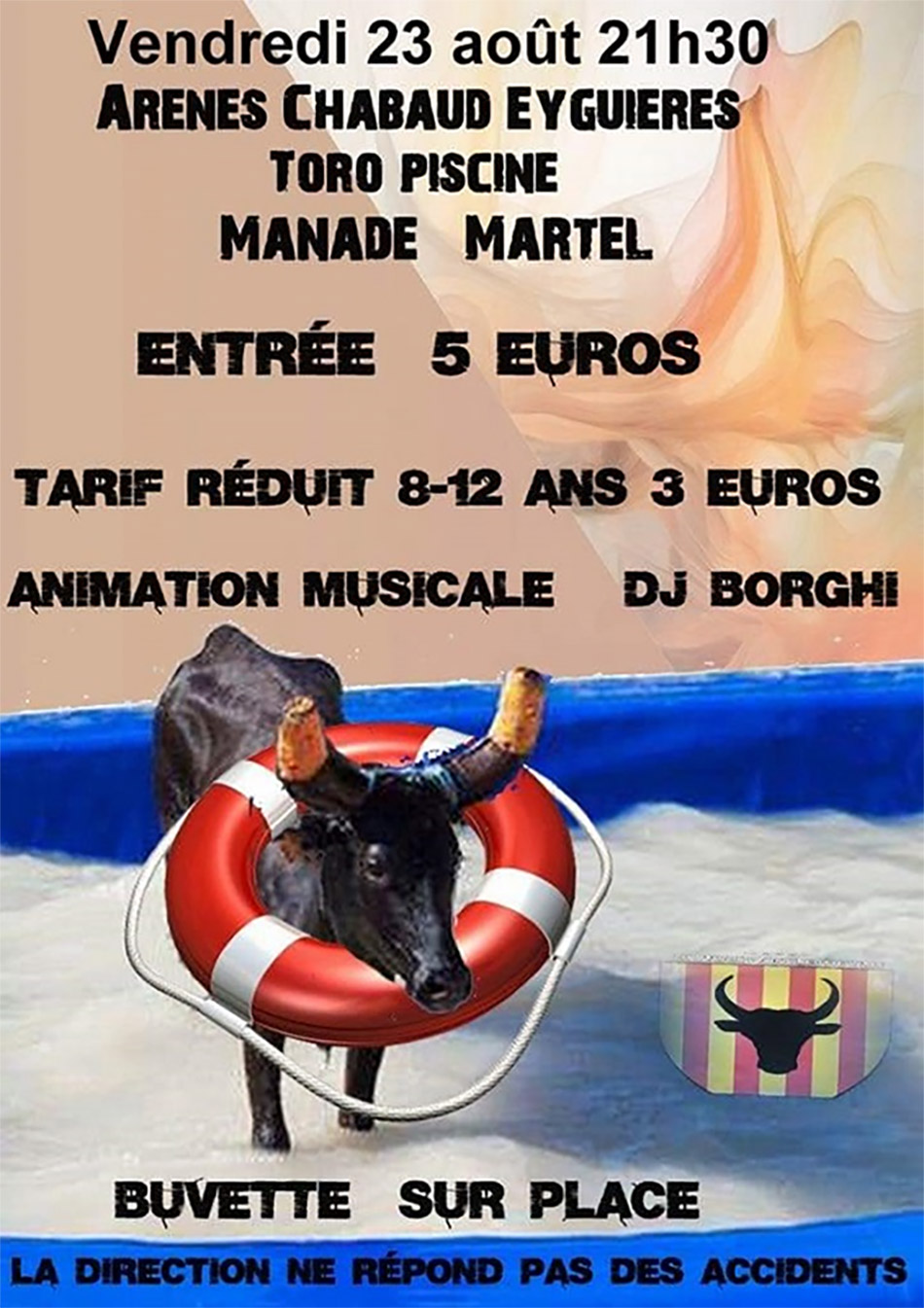 La Manade MARTEL sort à Eyguières<br>.